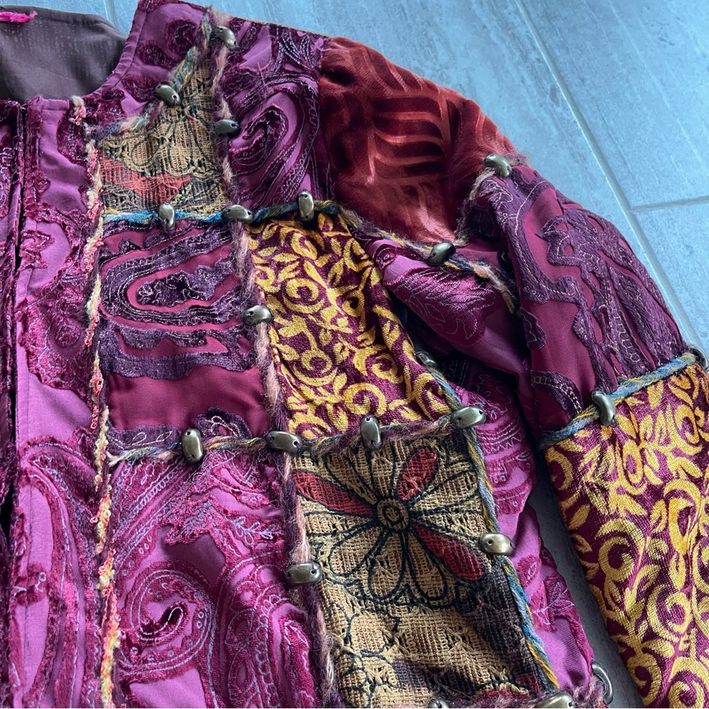 Elegant Patchwork Women's Blazer - image 5